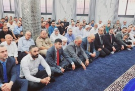 ألبوم صور : خلال افتتاح مسجد السلام في بيت كاحل بالخليل. 