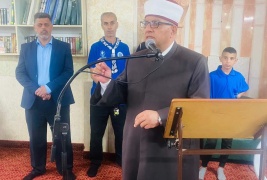 كلمة سماحة الشيخ حاتم البكري وزير الأوقاف والشؤون الدينية في حفل تكريم حفظة  أجزاء من القرآن الكريم  التابعين لمركز جعفر بن أبي طالب- حزما.