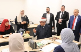 البكري: يتفقد سير امتحان تجويد القرآن الكريم وتلاوته "الدورة المتقدمة".
