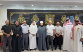 وزير الأوقاف يزور مجمع الملك عبد العزيز لكسوة الكعبة المشرفة بناءً على دعوة رسمية من وزارة الحج والعمرة السعودية
