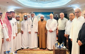 الهباش ونجم يستقبلان رئيس مؤسسة مطوفي حجاج الدول العربية ويبحثان ترتيبات خدمة حجاج فلسطين في المشاعر المقدسة