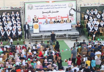 ألبوم صور :تخريج طلبة الكلية الإسلامية في الظاهرية - فوج بيت المقدس-. 