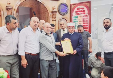 ألبوم صور : خلال افتتاح مسجد السلام في بيت كاحل بالخليل. 