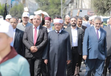 #ألبوم صور:من الإحتفال المركزي الذي إقامته وزارة الأوقاف والشؤون الدينية بذكرى المولد النبوي الشريف في الحرم الإبراهيمي الشريف.