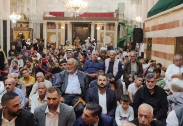 #ألبوم صور:من الإحتفال المركزي الذي إقامته وزارة الأوقاف والشؤون الدينية بذكرى المولد النبوي الشريف في الحرم الإبراهيمي الشريف.