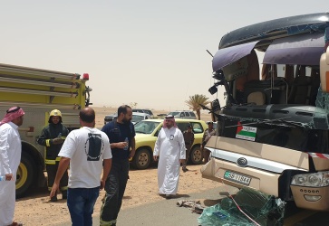 البكري: إصابة أحد حجاج دولة فلسطين نتيجة حادث سير في السعودية