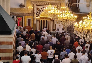 الخليل/// أوقاف الخليل تعقد احتفالا مركزيا في الحرم الإبراهيمي الشريف.