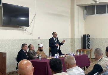 وزير الأوقاف يلتقي بمرشدي " بعثة الحج الفلسطينية "