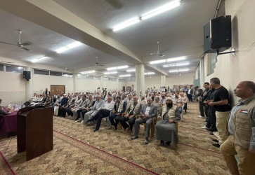 وزير الأوقاف يلتقي بمرشدي " بعثة الحج الفلسطينية "