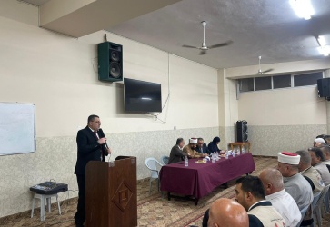 وزير الأوقاف يلتقي بمرشدي " بعثة الحج الفلسطينية "