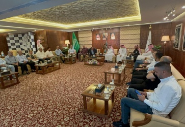 ابو الرب يبحث مع شركة مطوفي حجاج الدول العربية سبل التعاون الثنائي وتعزيزه