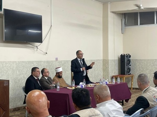 وزير الأوقاف يلتقي بمرشدي " بعثة الحج الفلسطينية " 