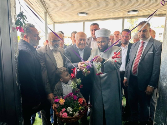 نجم والعامور يفتتحان مسجد التوحيد في بلدة بديا